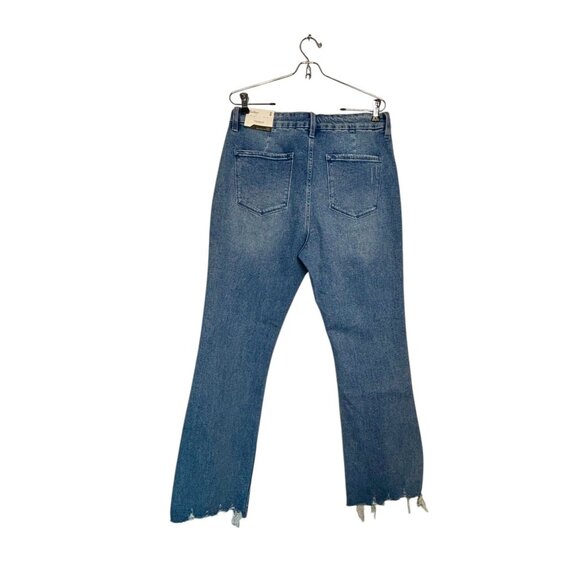 KanCan Petite Hawthorne High Rise Flare Jeans in Medium Wash - Sz 13/30 - Picture 3 of 7